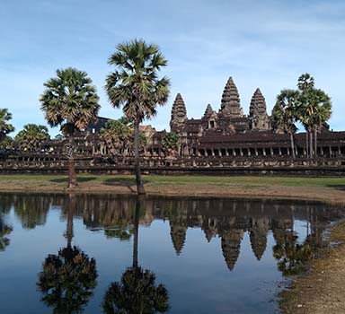 Panoramabild von Kambodscha